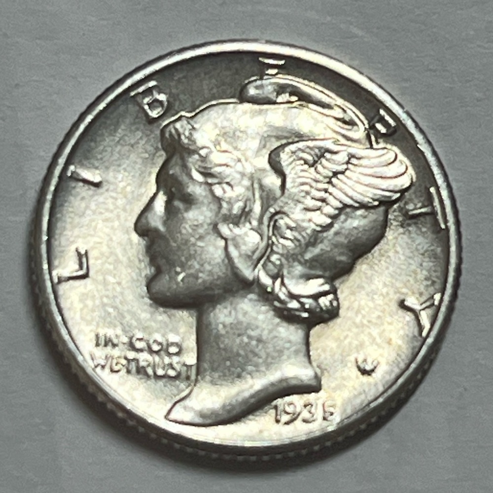Silver Mercury Dime -MINT CONDITION - Rare